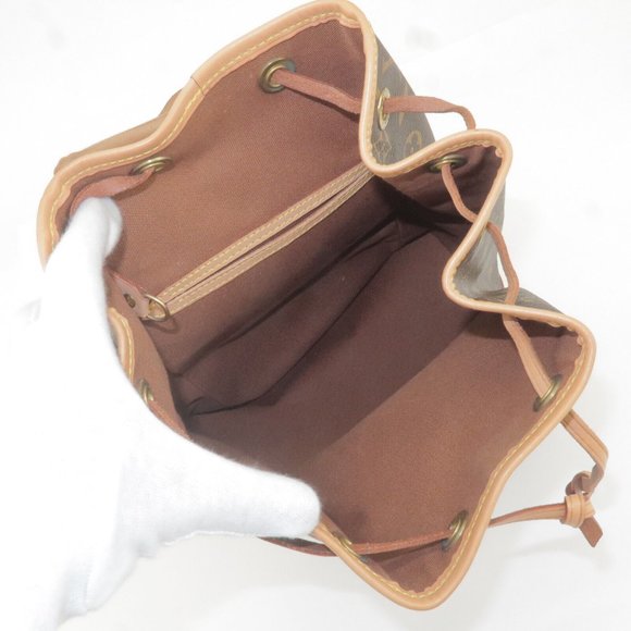 Montsouris MM Monogram Canvas Backpack - Picture 11 of 11